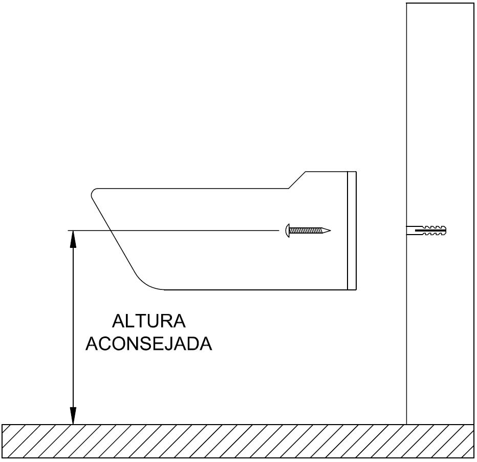 Bebedouro de altura recomendada para cavalos