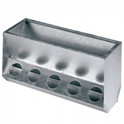 Mangeoire inox pour lapins - 600 ml (Kerbl 82782)